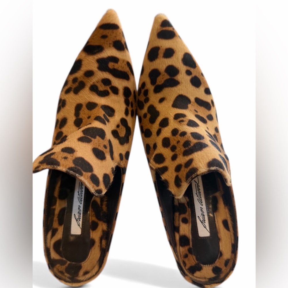 Brian Atwood Women's Sexy/EDGY Leopard Stiletto Heels‎ Size 37 (7) NEVER WORN! - Picture 2 of 6